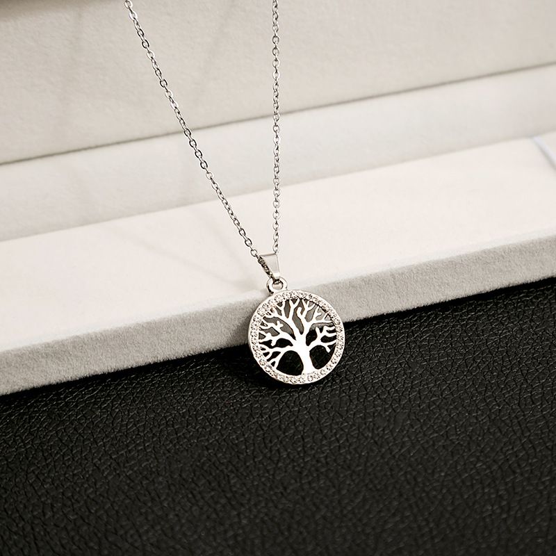 Collier œil du diable à la vente transfrontalière européenne et américaine, niche simple, collier attrape-rêves rétro avec abeille et diamants incrustés_voghion.com