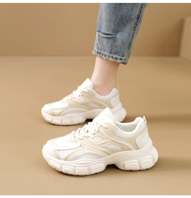Damenschuhe Papaschuhe Neue lässige Schuhe mit weichen Sohlen Fliegengewebte atmungsaktive Sportschuhe Damenmode Koreanische Version Ins_voghion.com