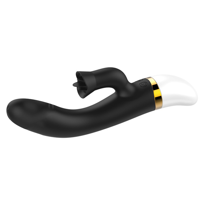 Clitoris Vibrating Oral Massager Tongue Licking Rabbit Vibrators For Women USB Charge Double Motor Vibrato_voghion.com