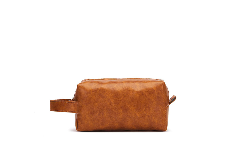 Europäische und amerikanische Mode, minimalistische und vielseitige Retro-Handarbeit, weiche Handtasche auf pflanzlicher Basis, Kulturbeutel, Damen-Make-up-Tasche, kreative Tasche_voghion.com