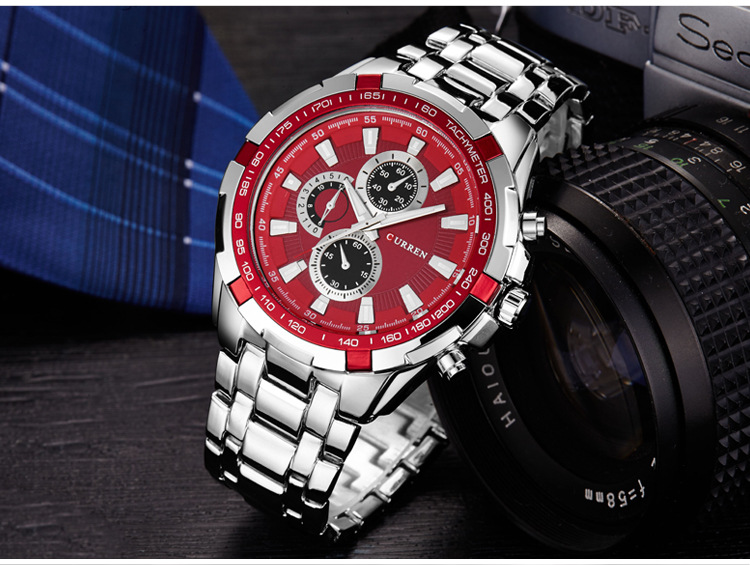 CURREN CARREN 8023 Casual Business Waterproof Quartz Men's Watch_voghion.com