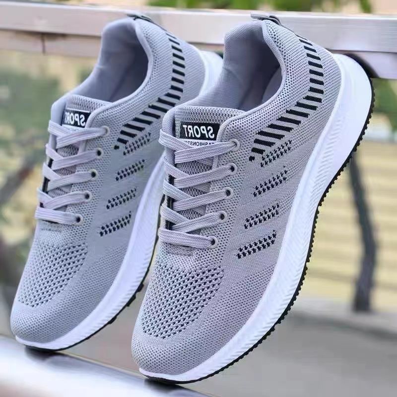 2025 Men's Casual Fashionable Sports Breathable Running Shoes, Outdoor Walking Training Tennis Shoes_voghion.com