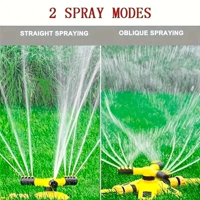360 Grad automatische rotierende Wasserleitung Set Garten Rasen Sprinkler Yard große Fläche Abdeckung Bewässerung Bewässerung Spraye_voghion.com