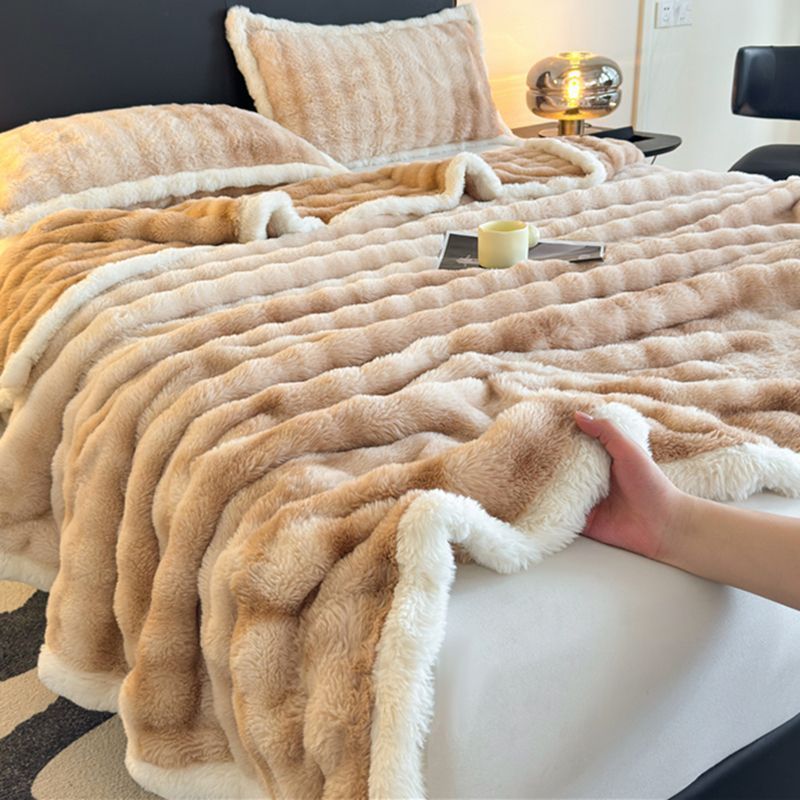 Lenzuolo da letto invernale spesso in pile di corallo, classe A, per ufficio, divano, coperta piccola_voghion.com