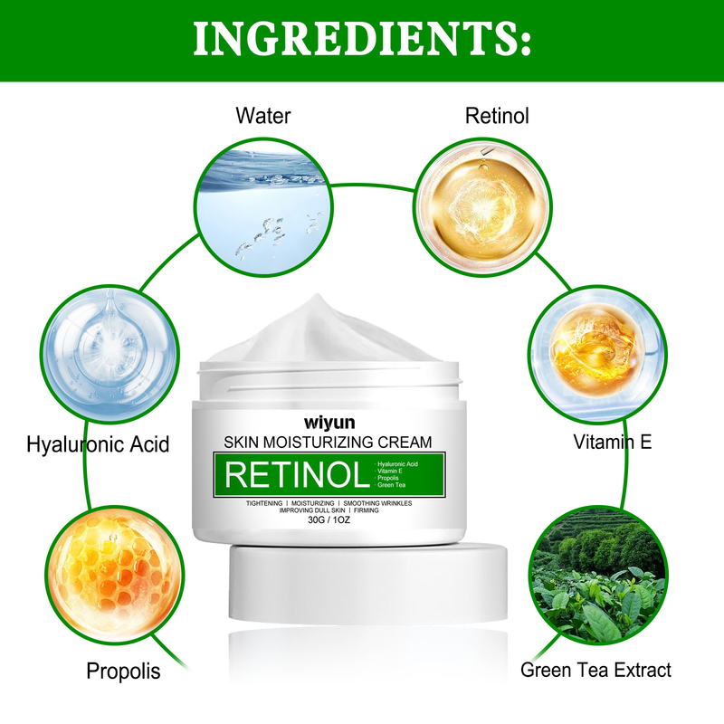 WIYUN Retinol Brightening Whitening Cream Moisturize, care, tender, smooth, delicate, moisturize, repair, dull, bright_voghion.com