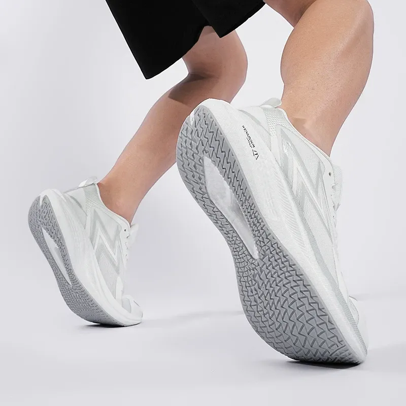 Professionelle Marathon-Laufschuhe, Rennlaufschuhe mit durchgehender Carbonplatte, stoßdämpfende Trainingssportschuhe für Jugendliche_voghion.com