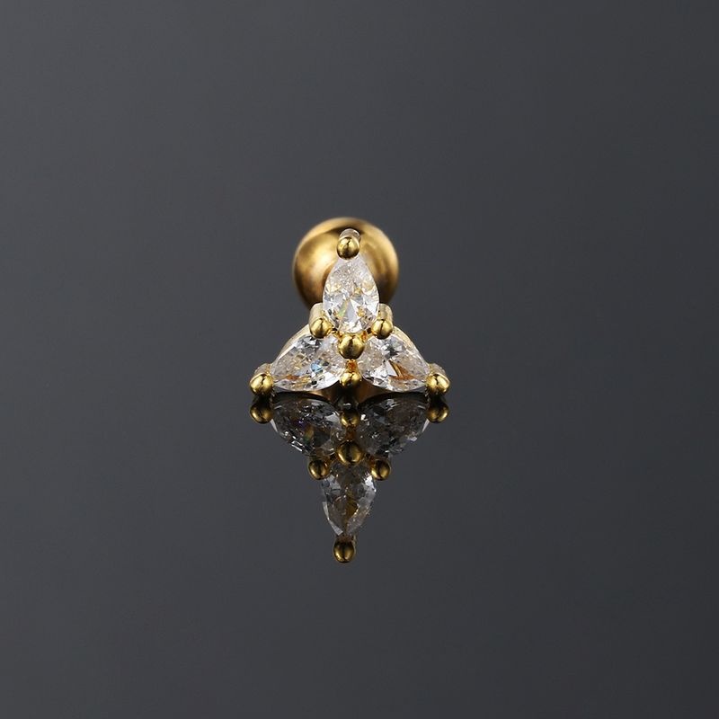 Orecchini piercing unisex con fibbia a vite e anelli per il naso a forma di pera, orecchini popolari_voghion.com