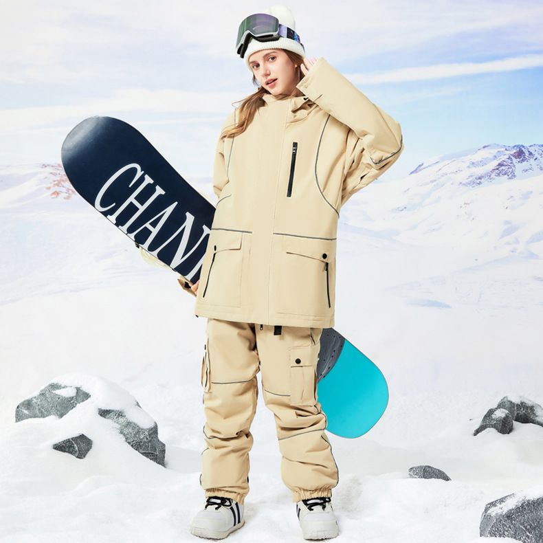 Unisex Ski Suit – Windproof, Waterproof & Breathable Snowboarding Set (Men & Women)_voghion.com
