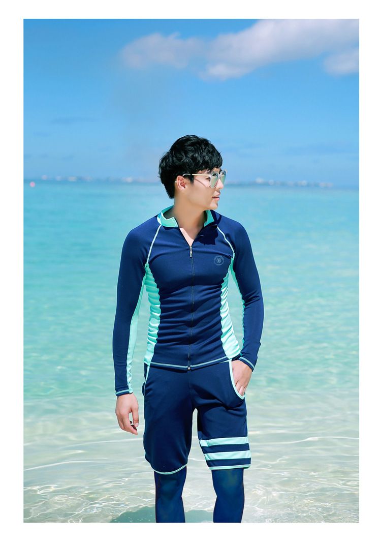 Ropa familiar Traje de baño familiar CuHK pantalones de manga larga para niños traje de neopreno para parejas niños y niñas protector solar separado ropa de medusas de secado rápido_voghion.com