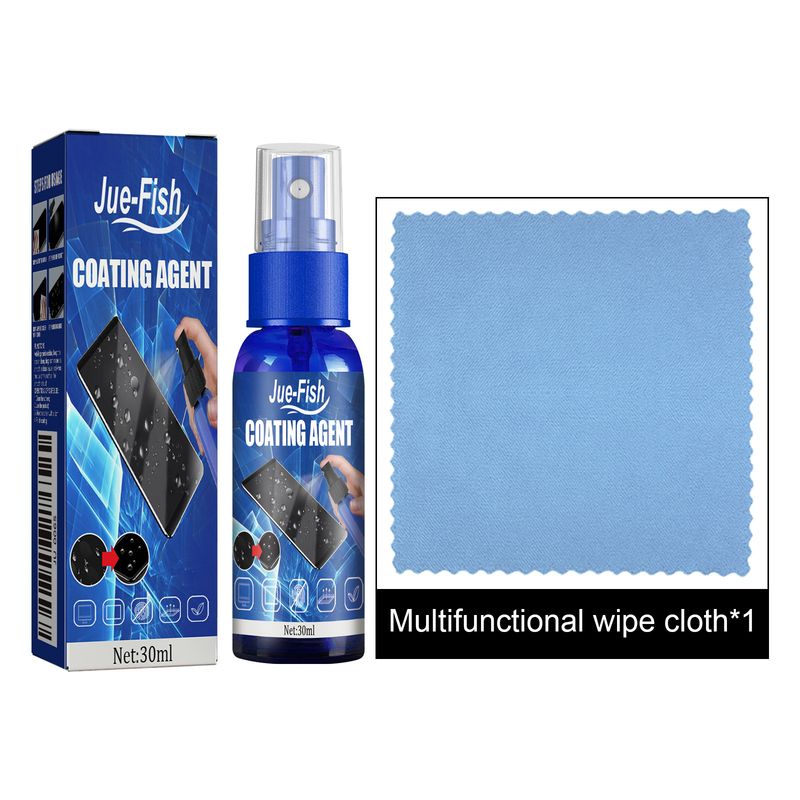 Jue-Fish Screen Coating Agent, Mobile Phone Screen Cleaner Anti-Scratch Anti-Fingerprint Glass Hydrophobic Oil Coating Solution_voghion.com