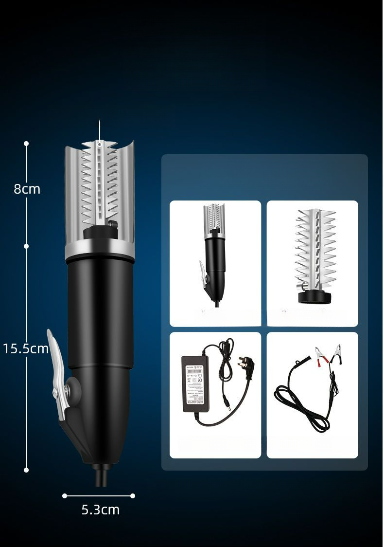 Electric Scraper Commercial Remover Fish Cleaning Machine Fully Automatic Scale Removing Tool Knife_voghion.com
