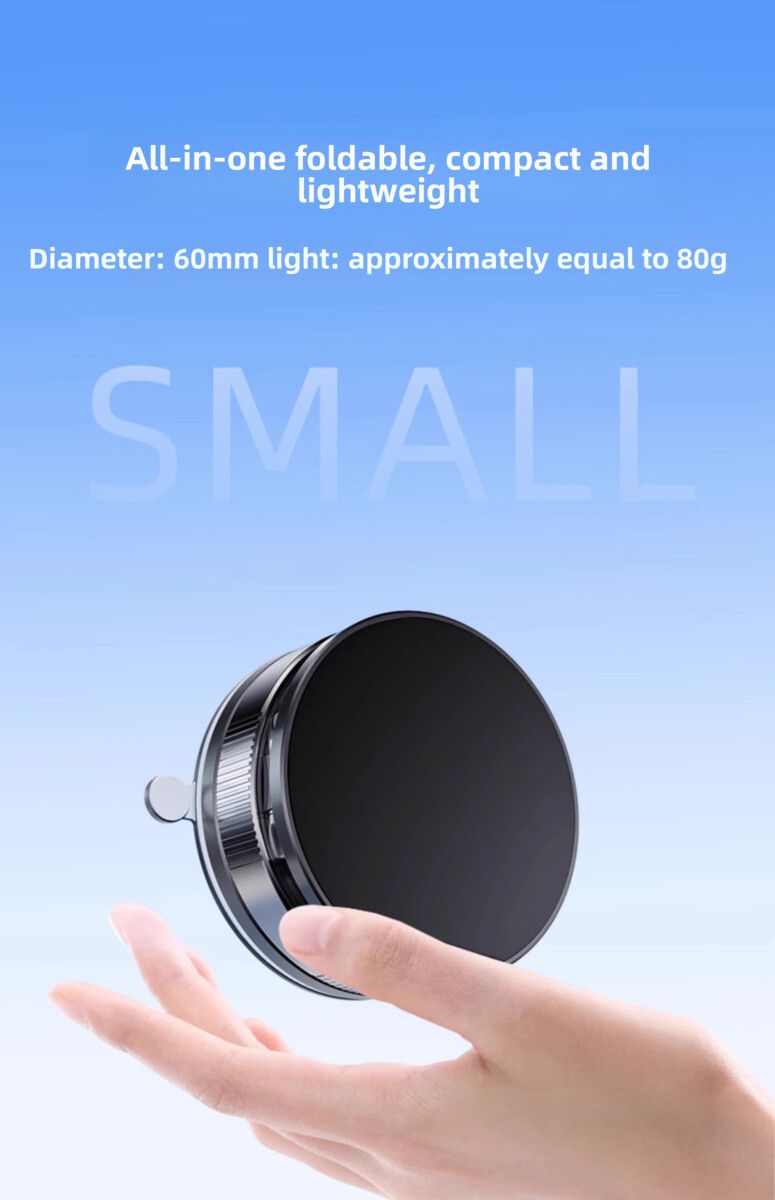 2025 New Model Vacuum Magnetic Car Navigation Suction Cup Mount Phone Holder_voghion.com