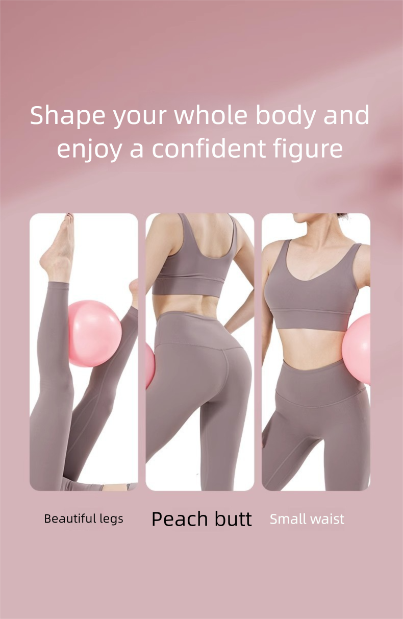 Palla per l'equilibrio yoga, ginnastica per fianchi, Pilates, piccola, ispessita, antideflagrante, attrezzatura per il fitness_voghion.com