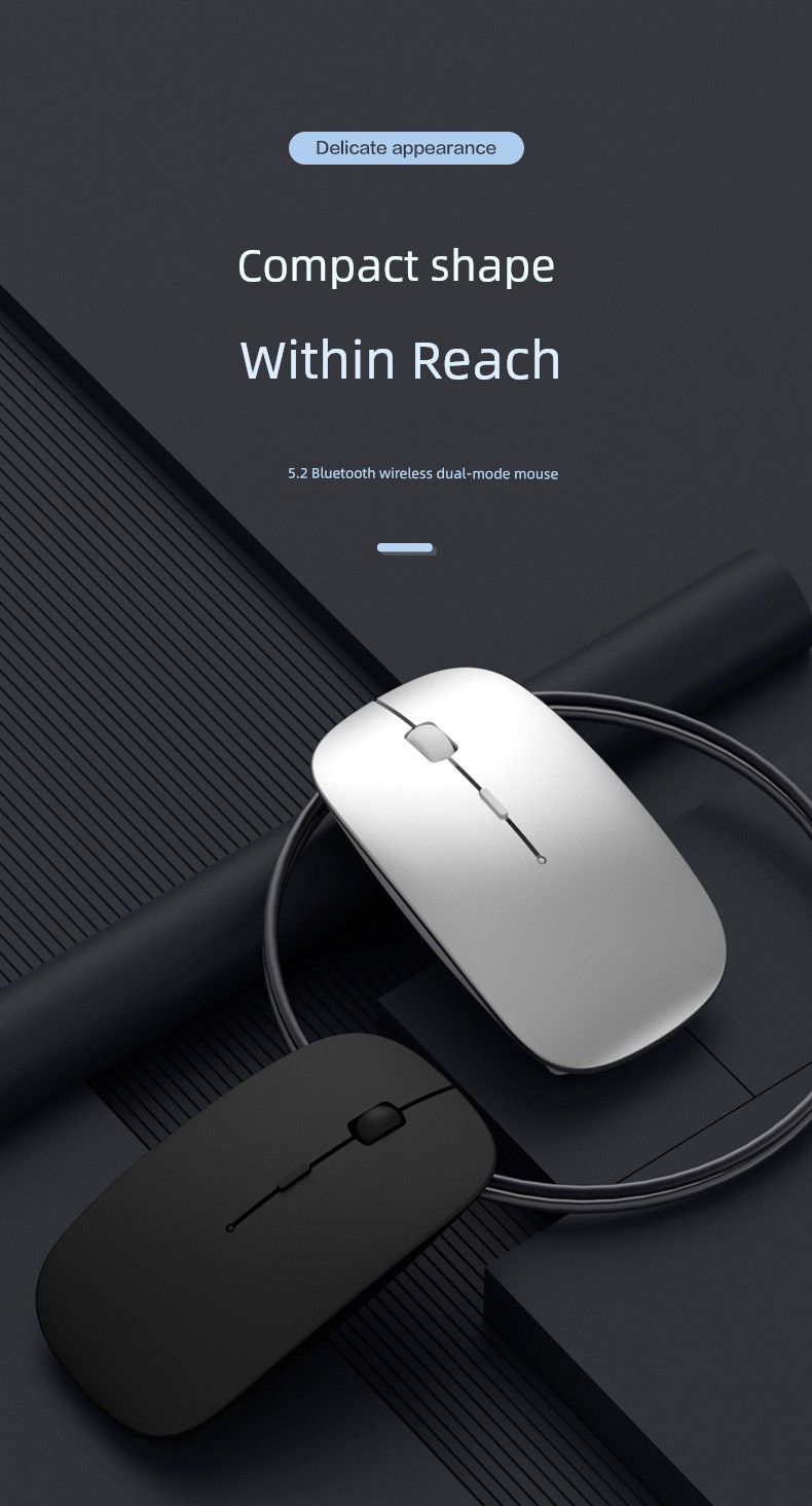 For Iphone Laptop Book Wireless Pro Bluetooth Air Mouse M1 Mute M2 New Arrival M3_voghion.com