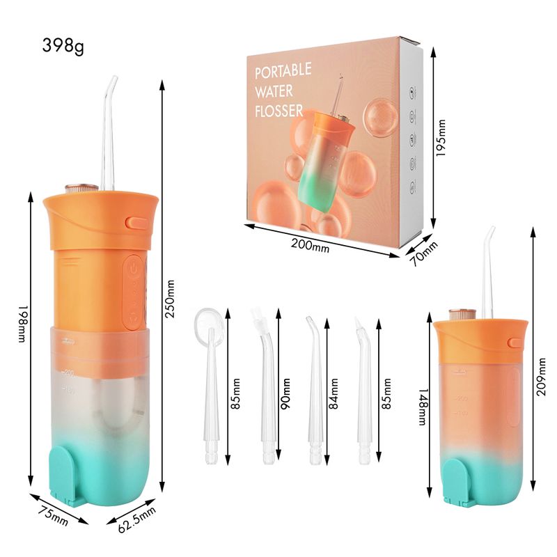 OEM Collapsible Portable Oral Dental Irrigator Teeth Clean Floss Telescopic Waterpick Water Flosser for Travel_voghion.com