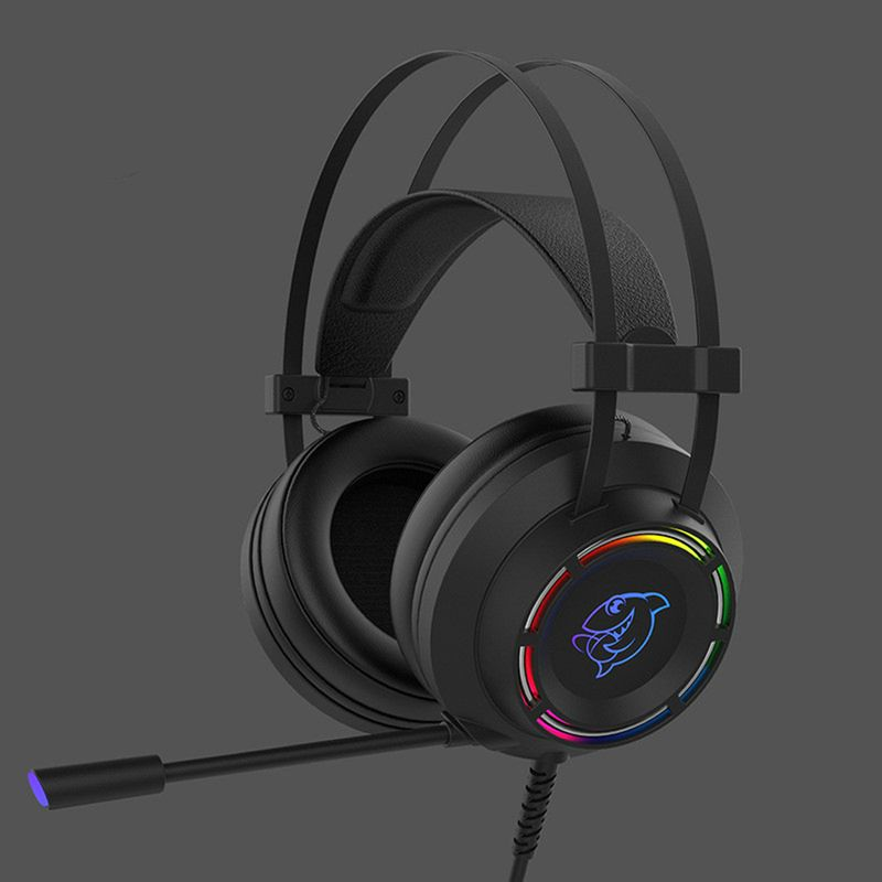 DHG160 USB bekabelde pc-gaminghoofdtelefoon 7.1-kanaals stereobasheadset met microfoon_voghion.com