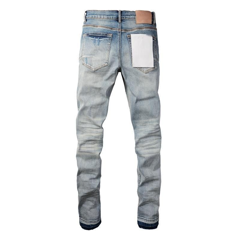 Toppa attillata in tessuto stonewash con ricamo da uomo di alta qualità, viola, lavaggio consumato, effetto consumato_voghion.com