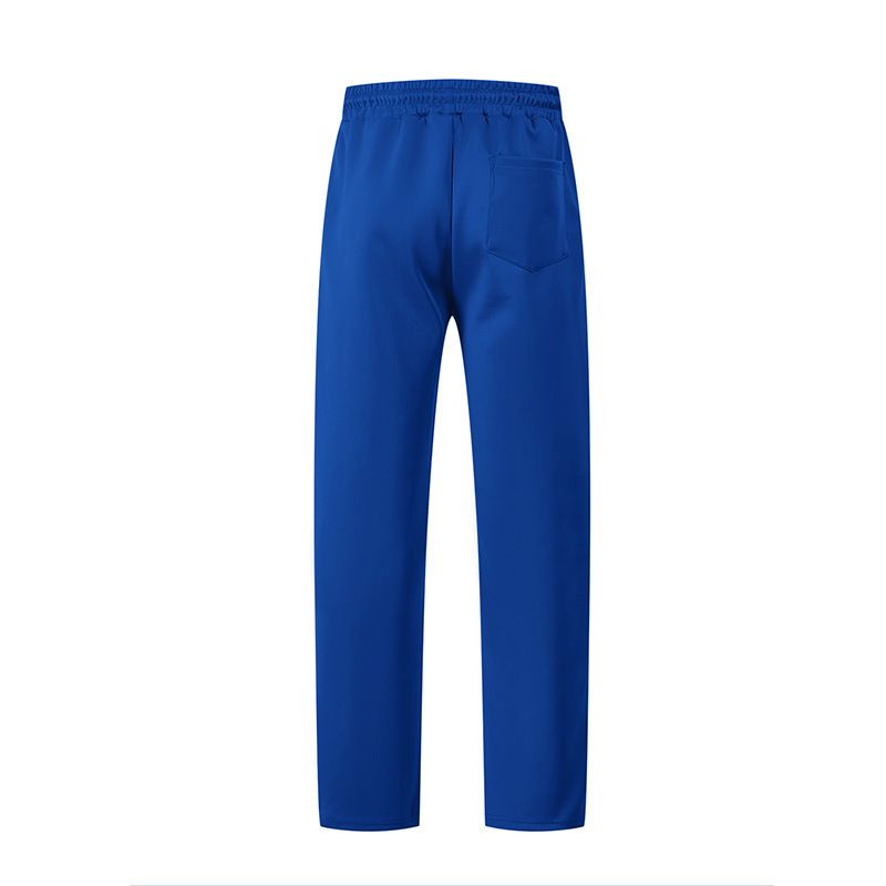 Roupas masculinas Calças esportivas casuais masculinas, soltas, de tecido saudável, para corrida, de secagem rápida, com costura e cores contrastantes_voghion.com