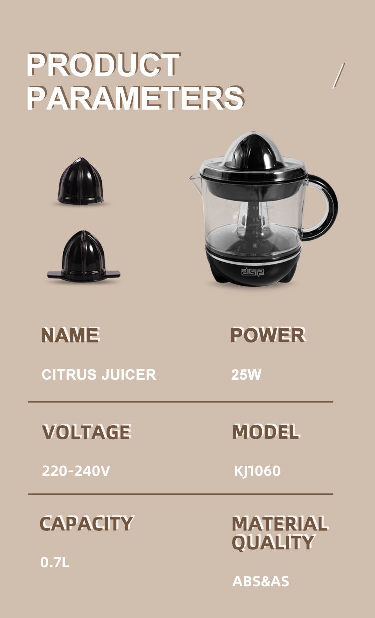 DSP Manual Citrus Juicer - Orange & Lemon Squeezer, Multi-Function Hand Press Juicer For Fresh Juice_voghion.com