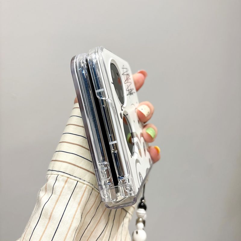 Voor Huawei P50pocket Telefoonhoesje Leuke Cartoon Panda pocket2 Opvouwbaar Scherm Beschermhoes Armband_voghion.com
