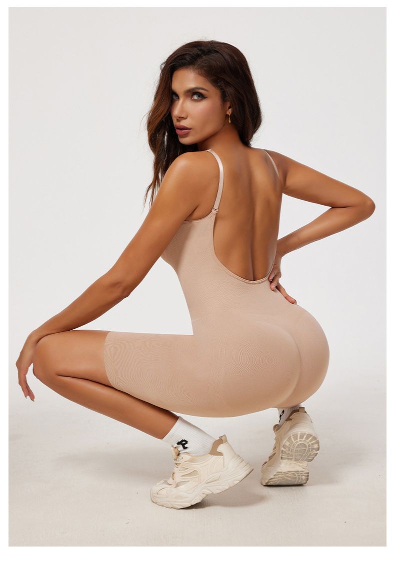 Shapewear-Bodysuit in Übergröße, postpartale Hüftstraffung, nahtlose Shapewear, Damenkorsett, Ganzkörper-Sling, Bauchstraffung, Bodysuit_voghion.com