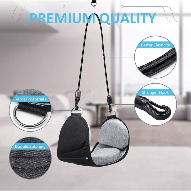 Hammock with Stand for Neck Traction Massager Cervicales To Reduce Neck Pain Relief Relaxation with Free Eye Mask Neck Hammock_voghion.com