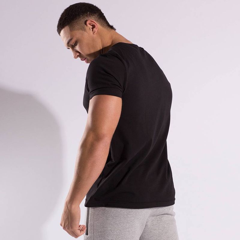 Muscle Brothers Summer New Round Neck Sports Fitness Short Sleeve Breathable Leisure Training Men's T-shirt Trendy_voghion.com