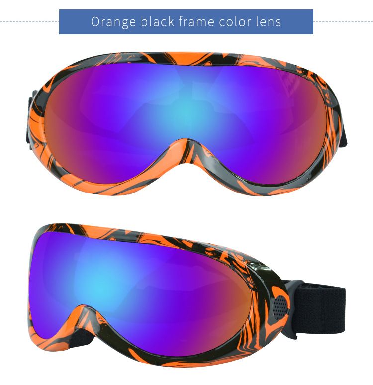 Adult single-layer ski with REVO coating for UV protection and snow blind skiing goggles_voghion.com