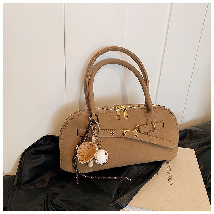 Matte shell bag, large capacity fashionable handbag for women, 2024 autumn and winter new item, high-end versatile_voghion.com