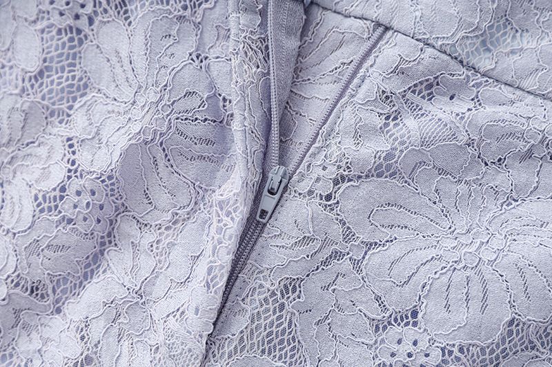 Elegantes, zweiteiliges Set aus hoch taillierter Hose mit Spitzenbesatz und Bindegürtel und Blazer-Reversoberteil für Damen, fürs Büro und die Freizeit_voghion.com