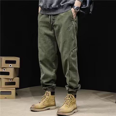 Bitte beachten Sie die Größentabelle! Please refer to the size chart in the picture Spring and Autumn Trendy workwear, denim, men's loose_voghion.com