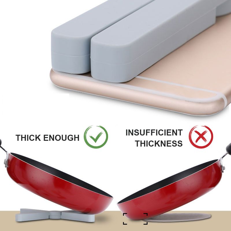 Lot de 2 dessous de plat pliables, antidérapants et résistants à la chaleur, servant également de dessous de plat en croix ou de sous-verre. Accessoires de cuisine_voghion.com