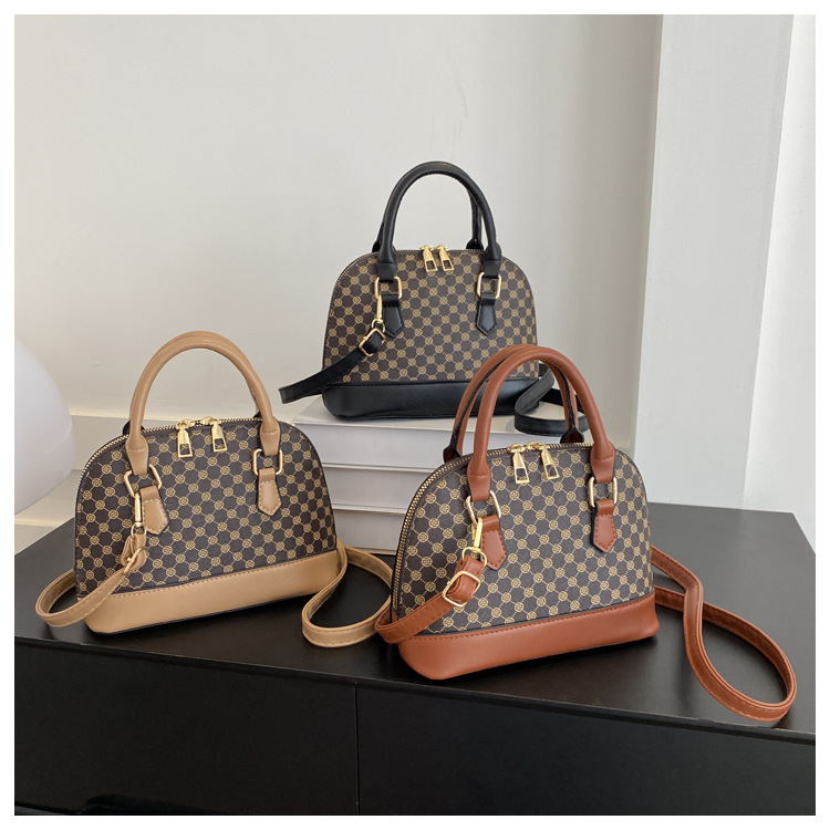 2023 neue Shell Tasche Mode Einfache Tasche Retro Trendy Handheld Schulter Tasche Lässige Umhängetasche_voghion.com