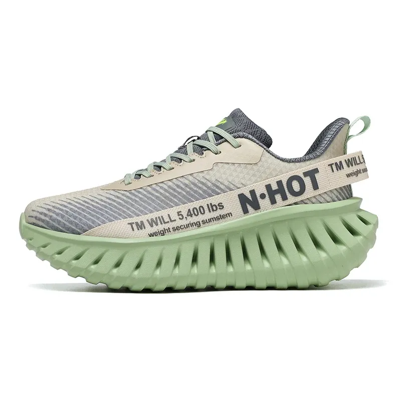 Leichte Laufschuhe aus Carbonplatte für Herren, rutschfeste Sportschuhe, Frühling/Sommer, neuer Stil, atmungsaktives Mesh-Obermaterial_voghion.com