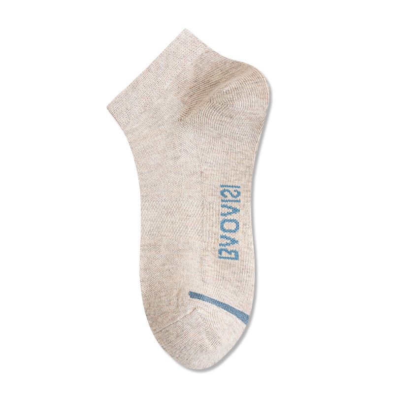 2025e 7A Antibacterial Essential Oil Men's Short Summer Thin Cotton Sweat-Absorbing Breathable Deodorant Invisible All-Cotton_voghion.com