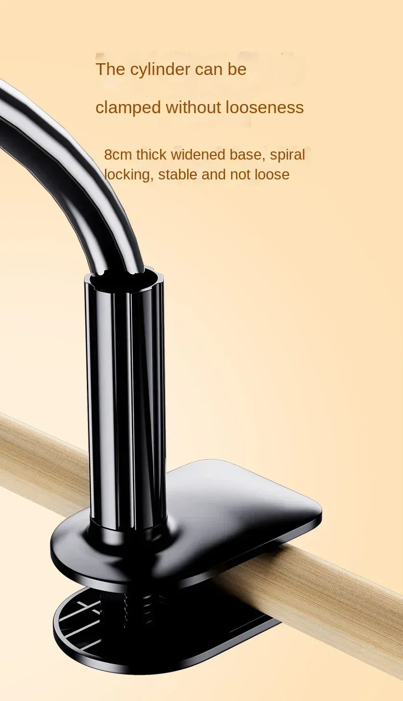 Universal Lazy Flexible Tablet Stand Clip Rotating Long Arms Gooseneck Clamp Mount For Mobile Phone Holder Bed Desk Ipad_voghion.com