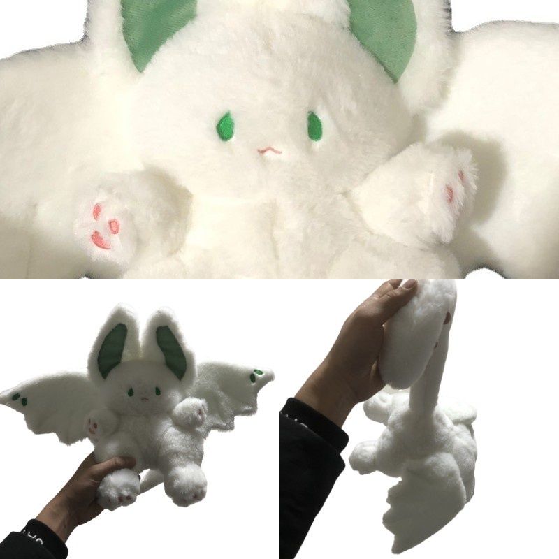 Urocza pluszowa zabawka-nietoperz, miękka i wygodna w dotyku_voghion.com