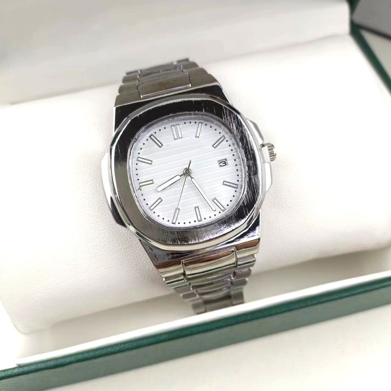 Nautilus Grenade Steel Band Men's Calendar Night Light Sports Quartz Watch Man_voghion.com