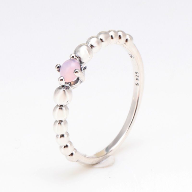 Bague en cuivre blanc pour femme, bijou de décembre, bague d'anniversaire créative incrustée de zircons, à empiler_voghion.com