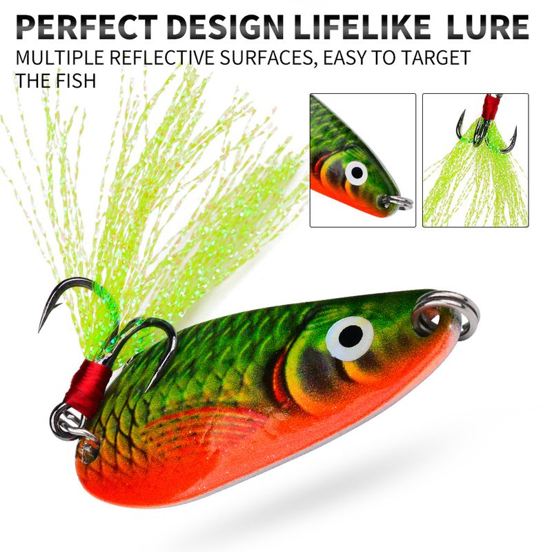 New Long Casting VIB Printed Lure Spoon Spinner Full Swimming Layer Killer Vibrating Metal Simulation Bait_voghion.com