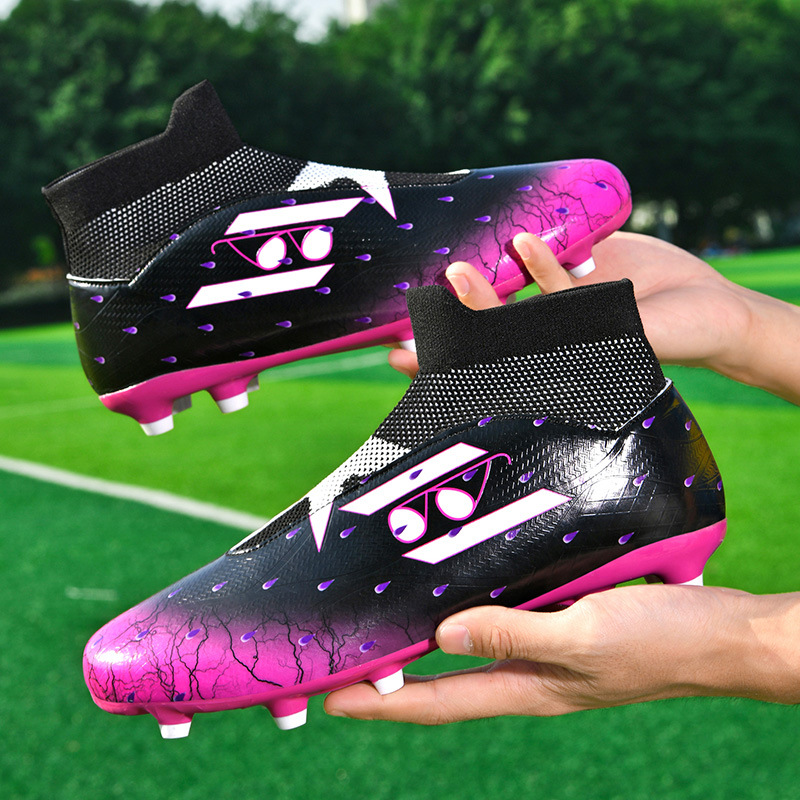 Großer High-Top-Fußballschuh für Männer und Frauen TF Broken AG Long Nails Kunstrasen-Kinderspiel-Trainingsschuhe_voghion.com