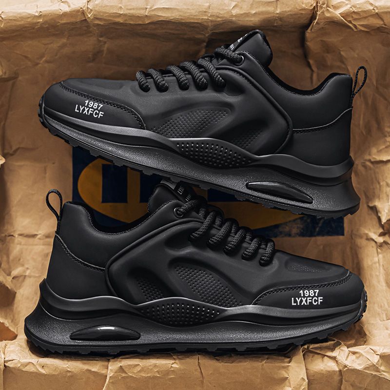 New 2025 Spring Low-top Soft Sole Breathable Shoes Men's Color-blocking Versatile Trendy Casual Sneakers_voghion.com