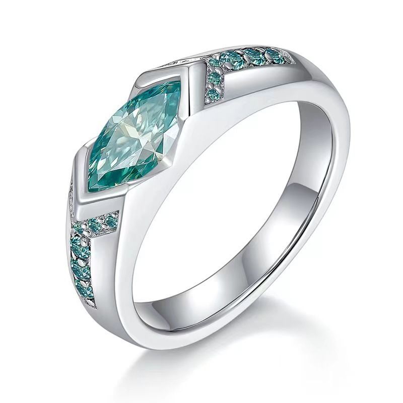 Eye Of Horus Trendy Men's Tail Hip-Hop Diamond Ins Adjustable Diamond-Studded Ring High Aesthetic_voghion.com