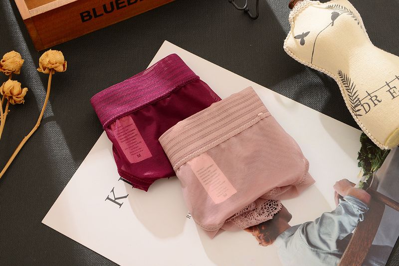 Diao Chan factory direct supply wholesale high elastic Super slip mesh translucent fashion sexy women's underwear_voghion.com