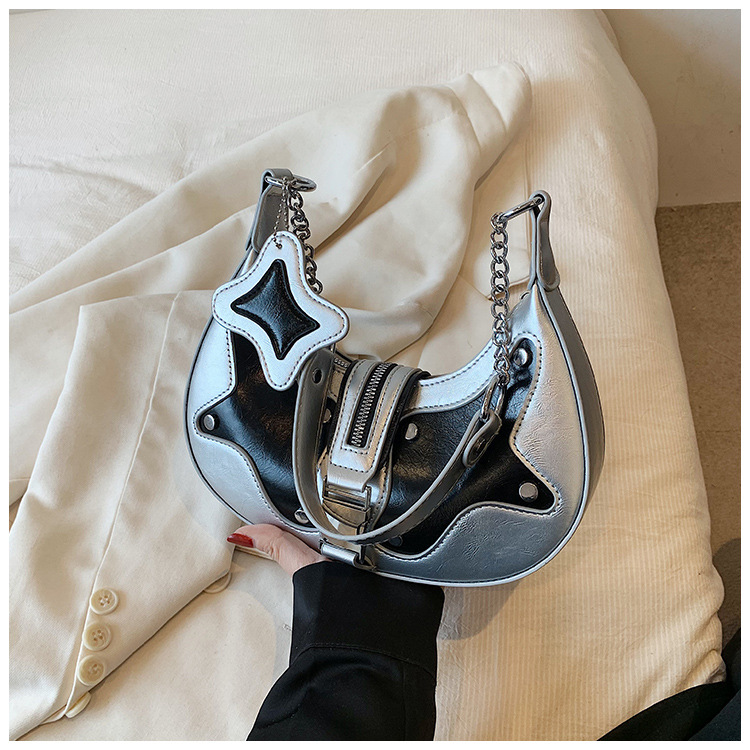 Grenzüberschreitende neue Damentasche 2023 Frühling und Sommer Hochwertige modische Unterarmtasche Nischendesign Umhängetasche einfache Damentasche_voghion.com