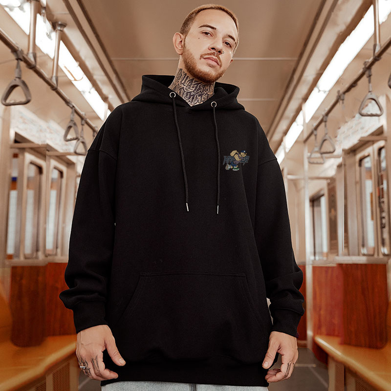 Hip-hop tendance, dessin animé à la mode pour hommes, surdimensionné et gros sweat à capuche, 8XL_voghion.com