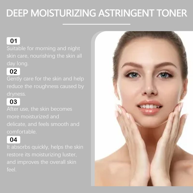Viareline Witch Hazel Eucalyptus Moisturizing Toner Deep Moisturizes Long-Lasting Moisturizing Gently Soothing Hydrating_voghion.com