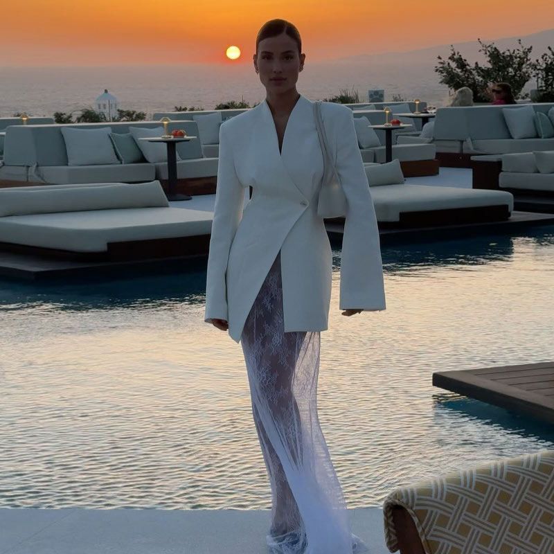 2024 autumn and winter women's plus size suit, personalized street solid color, one button slim fit suit jacket_voghion.com