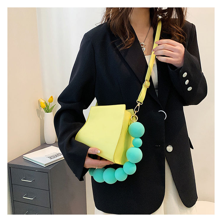 Tangzhu ins borsa a forma di palla a bolle design di nicchia banana per donna 2023 nuova versatile borsa a tracolla con una spalla_voghion.com
