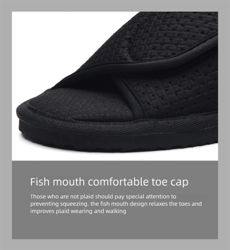 Sandali estivi da uomo stretti, elastici, ammortizzanti, anti-distorsione, anti-dolorifici, scarpe sportive da passeggio con supporto per la caviglia_voghion.com